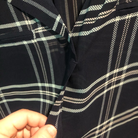 Sheer plaid blouse - Picture 4 of 4